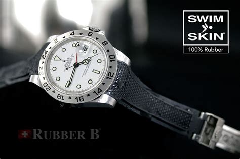 rolex 16570 rubber strap